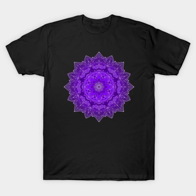 Amethyst Moon T-Shirt by MandalaMark